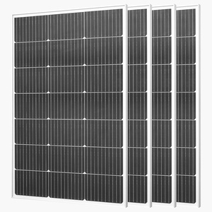 image:imageVEVOR 4PCS 100W Monocrystalline Solar Panels 23 HighEfficiency Mono PV Module with Stable MC4 Output amp Aluminum Frame IP65 Waterproof Solar Panel for Car Boat RV Flat Rooftop OffGrid Applications400W