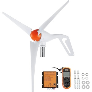 image:imageVEVOR 500W Wind Turbine Generator 12V Wind Turbine Kit with MPPT Controller 3Blade Wind Power Generator with Adjustable Windward Direction 25ms Start Wind Speed for RVs Boats Home Farm12V 500W 3Blade with Anemometer
