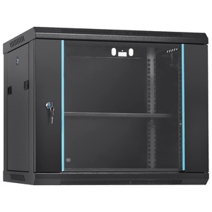 image:imageVEVOR 6U Wall Mount Network Server Cabinet 148 Deep Server Rack Cabinet Enclosure 200 lbs Max GroundMounted Load Capacity with Locking Glass Door Side Panels for IT Equipment AV Devices  for 19 IT Equipment AV Devices 200 lbs Max Load Capacity Fast Heat Dissipation with Locking Glass Door Side Panels9UGlass Door