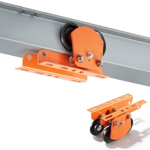 image:imageVEVOR Electric Hoist Manual Trolley 2200 lbs1 Ton Load for PA600 PA700 PA800 PA900 PA1000 Push Beam Trolley with Dual Wheels 268433 Adjustable Beam Flange Width for Straight amp Curved IBeam