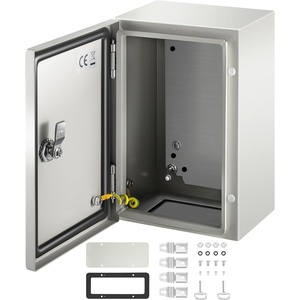 image:imageVEVOR NEMA Steel Enclosure 12 x 10 x 6 NEMA 4X Steel Electrical Box IP66 Waterproof amp Dustproof OutdoorIndoor Electrical Junction Box with Mounting Plate12 x 8 x 6