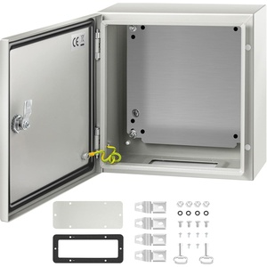 image:imageVEVOR NEMA Steel Enclosure 12 x 10 x 6 NEMA 4X Steel Electrical Box IP66 Waterproof amp Dustproof OutdoorIndoor Electrical Junction Box with Mounting Plate12 x 12 x 6
