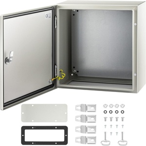 image:imageVEVOR NEMA Steel Enclosure 20 x 12 x 10 NEMA 4X Steel Electrical Box IP66 Waterproof amp Dustproof OutdoorIndoor Electrical Junction Box with Mounting Plate16 x 16 x 8