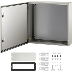image:imageVEVOR NEMA Steel Enclosure 20 x 12 x 10 NEMA 4X Steel Electrical Box IP66 Waterproof amp Dustproof OutdoorIndoor Electrical Junction Box with Mounting Plate24 x 24 x 8
