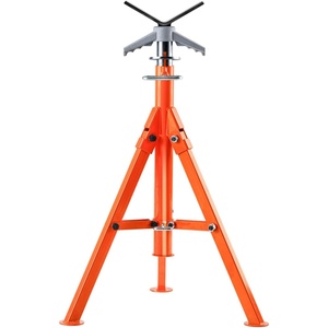 image:imageVEVOR Pipe Stand 2500LBS Heavy Duty Pipe Stands 27252 Height Adjustable V Head Pipe Stand 45 Steel Folding Portable Stand for 12 in to 12 in Pipes Supporting
