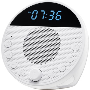 image:imageVEVOR Sound Machine 18 Soothing Sleep Sounds 7Color Night Light 6in1 White Noise Sound Machine with Dual Alarms APP AutoOff Timer and Memory Function for Baby Adults Home Office amp Travel