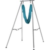 image:imageHappybuy Yoga Sling Inversion 96 FT Inversion Yoga Swing Stand 68lbs 551lbs250kg Aerial Yoga Frame with 236in6m Yoga Swing Inversion Sling Body Yoga Bundle Safety BeltsGreen