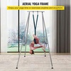 image:imageHappybuy Yoga Sling Inversion 96 FT Inversion Yoga Swing Stand 68lbs 551lbs250kg Aerial Yoga Frame with 236in6m Yoga Swing Inversion Sling Body Yoga Bundle Safety BeltsGreen