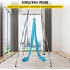 image:imageHappybuy Yoga Sling Inversion 96 FT Inversion Yoga Swing Stand 68lbs 551lbs250kg Aerial Yoga Frame with 236in6m Yoga Swing Inversion Sling Body Yoga Bundle Safety BeltsBlue