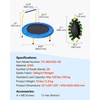 image:imageVEVOR 3FT Trampoline 36 Trampolines IndoorOutdoor Trampoline for Toddlers Foldable Mini Baby Jump Toy with Foam Handle Recreational Trampolines Birthday Gift for 3 Years KidsBlue