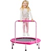 image:imageVEVOR 3FT Trampoline 36 Trampolines IndoorOutdoor Trampoline for Toddlers Foldable Mini Baby Jump Toy with Foam Handle Recreational Trampolines Birthday Gift for 3 Years KidsPink