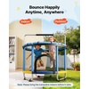 image:imageVEVOR 5560 Trampoline with Enclosure Net Swing and Basketball Hoop for KidsBlue