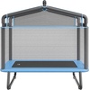 image:imageVEVOR 5572 Trampoline Hexagon Enclosure Net Swing with Toys for Kids YellowBlue