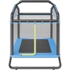 image:imageVEVOR 5572 Trampoline Hexagon Enclosure Net Swing with Toys for Kids YellowBlue
