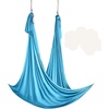 image:imageVEVOR Aerial Silk amp Yoga Swing Aerial Yoga Hammock Kit with 100gsm Nylon Fabric Full Rigging Hardware amp Easy Setup Guide Antigravity Flying for All Levels Fitness BodybuildingBlue