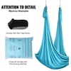image:imageVEVOR Aerial Silk amp Yoga Swing Aerial Yoga Hammock Kit with 100gsm Nylon Fabric Full Rigging Hardware amp Easy Setup Guide Antigravity Flying for All Levels Fitness BodybuildingBlue