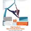 image:imageVEVOR Aerial Silk amp Yoga Swing Aerial Yoga Hammock Kit with 100gsm Nylon Fabric Full Rigging Hardware amp Easy Setup Guide Antigravity Flying for All Levels Fitness BodybuildingBlue
