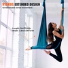 image:imageVEVOR Aerial Silk amp Yoga Swing Aerial Yoga Hammock Kit with 100gsm Nylon Fabric Full Rigging Hardware amp Easy Setup Guide Antigravity Flying for All Levels Fitness BodybuildingGreen