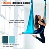 image:imageVEVOR Aerial Silk amp Yoga Swing Aerial Yoga Hammock Kit with 100gsm Nylon Fabric Full Rigging Hardware amp Easy Setup Guide Antigravity Flying for All Levels Fitness BodybuildingBlue