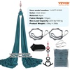 image:imageVEVOR Aerial Silk amp Yoga Swing Aerial Yoga Hammock Kit with 100gsm Nylon Fabric Full Rigging Hardware amp Easy Setup Guide Antigravity Flying for All Levels Fitness BodybuildingGreen