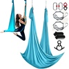 image:imageVEVOR Aerial Silk amp Yoga Swing Aerial Yoga Hammock Kit with 100gsm Nylon Fabric Full Rigging Hardware amp Easy Setup Guide Antigravity Flying for All Levels Fitness BodybuildingBlue