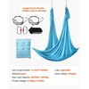 image:imageVEVOR Aerial Silk amp Yoga Swing Aerial Yoga Hammock Kit with 100gsm Nylon Fabric Full Rigging Hardware amp Easy Setup Guide Antigravity Flying for All Levels Fitness BodybuildingBlue