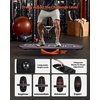 image:imageVEVOR Balance Board 2in1 Wobble Board Trainer for Adults Premium Wooden Balance Training Equipment with Roller Magnetic Stoppers Storage Rack for Core Workouts Surf Trainer amp Physical Therapy32 inch