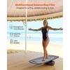 image:imageVEVOR Balance Board 2in1 Wobble Board Trainer for Adults Premium Wooden Balance Training Equipment with Roller Magnetic Stoppers Storage Rack for Core Workouts Surf Trainer amp Physical Therapy35 inch