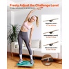 image:imageVEVOR Balance Board 360 Rotating Wobble Board Trainer for Adults 3Level Adjustable Wooden Balance Training Equipment SlipResistant Surface for Core Workout Standing Desk Exercise Home Gym