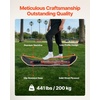 image:imageVEVOR Balance Board Wobble Board Trainer for Adults Premium Wooden Curved Balance Training Equipment Compact amp Lightweight for Core Workouts Standing Desk Exercise Home Gym Yoga amp MoreBlack  Orange