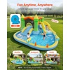 image:imageVEVOR Inflatable Pretend Market Bounce House with Blower Large 6in1 Kids Water Slide Castle with Splash Pool Climbing Wall Play Booth amp Bounce Area for KidsCastle Theme
