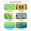 image:imageVEVOR Inflatable Pretend Market Bounce House with Blower Large 6in1 Kids Water Slide Castle with Splash Pool Climbing Wall Play Booth amp Bounce Area for KidsDouble Climbing Waterfall
