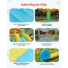 image:imageVEVOR Inflatable Pretend Market Bounce House with Blower Large 6in1 Kids Water Slide Castle with Splash Pool Climbing Wall Play Booth amp Bounce Area for KidsCastle Theme