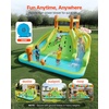image:imageVEVOR Inflatable Pretend Market Bounce House with Blower Large 6in1 Kids Water Slide Castle with Splash Pool Climbing Wall Play Booth amp Bounce Area for KidsDouble Climbing Waterfall