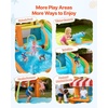 image:imageVEVOR Inflatable Pretend Market Bounce House with Blower Large 6in1 Kids Water Slide Castle with Splash Pool Climbing Wall Play Booth amp Bounce Area for KidsConvenience Store Theme