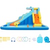 image:imageVEVOR Inflatable Pretend Market Bounce House with Blower Large 6in1 Kids Water Slide Castle with Splash Pool Climbing Wall Play Booth amp Bounce Area for KidsCrocodile Theme
