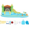 image:imageVEVOR Inflatable Pretend Market Bounce House with Blower Large 6in1 Kids Water Slide Castle with Splash Pool Climbing Wall Play Booth amp Bounce Area for KidsCastle Theme