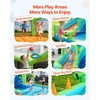image:imageVEVOR Inflatable Pretend Market Bounce House with Blower Large 6in1 Kids Water Slide Castle with Splash Pool Climbing Wall Play Booth amp Bounce Area for KidsToy Park
