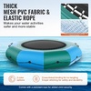image:imageVEVOR Inflatable Water Bouncer 10ft Recreational Water Trampoline Portable Bounce Swim Platform with 3Step Ladder amp Electric Air Pump Lake Water Sports Kids Adults Floating Rebounder for Pool