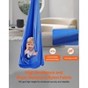 image:imageVEVOR Sensory Swing for Kids amp Adults Maximum 300 lbs Load Aerial Silk Indoor amp Outdoor Double Layer Therapy Cuddle Swing with 360 Swivel Hanger Calming Compression Therapy Swing HammockBlue