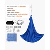 image:imageVEVOR Sensory Swing for Kids amp Adults Maximum 300 lbs Load Aerial Silk Indoor amp Outdoor Double Layer Therapy Cuddle Swing with 360 Swivel Hanger Calming Compression Therapy Swing HammockBlue