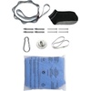 image:imageVEVOR Sensory Swing for Kids amp Adults Maximum 300 lbs Load Aerial Silk Indoor amp Outdoor Double Layer Therapy Cuddle Swing with 360 Swivel Hanger Calming Compression Therapy Swing HammockBlue