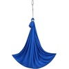 image:imageVEVOR Sensory Swing for Kids amp Adults Maximum 300 lbs Load Aerial Silk Indoor amp Outdoor Double Layer Therapy Cuddle Swing with 360 Swivel Hanger Calming Compression Therapy Swing HammockBlue