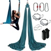 image:imageVEVOR Aerial Silk amp Yoga Swing Aerial Yoga Hammock Kit with 100gsm Nylon Fabric Full Rigging Hardware amp Easy Setup Guide Antigravity Flying for All Levels Fitness BodybuildingGreen