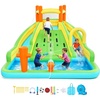 image:imageVEVOR Inflatable Pretend Market Bounce House with Blower Large 6in1 Kids Water Slide Castle with Splash Pool Climbing Wall Play Booth amp Bounce Area for KidsDouble Climbing Waterfall