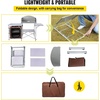 image:imageVEVOR Camping Kitchen Table Aluminum Portable Folding Camp Cook Station with Windscreen Cupboard Storage Organizer Carrying Bag Quick Installation for Outdoor Picnic Beach BBQ RV Traveling BrownBrown