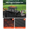 image:imageVEVOR Camping Kitchen Table Outdoor Camp Cooking Table Portable Cook Station with Storage Cupboard Carrying Bag Detachable Windscreen Quick Setup for BBQ Party Picnic RV Travel BlackBlack 3