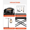 image:imageVEVOR Camping Kitchen Table Outdoor Camp Cooking Table Portable Cook Station with Storage Cupboard Carrying Bag Detachable Windscreen Quick Setup for BBQ Party Picnic RV Travel BlackBlack 3