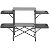 image:imageVEVOR Camping Kitchen Table SlimFold Cook Station Portable Folding Table with 4 Side Tables Heat Resistant Tabletop and Carrying Bag Ideal for Outdoor Picnics BBQs Camping RV TravelingBlack2