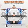 image:imageVEVOR Camping Kitchen Table SlimFold Cook Station Portable Folding Table with 4 Side Tables Heat Resistant Tabletop and Carrying Bag Ideal for Outdoor Picnics BBQs Camping RV TravelingBlack1